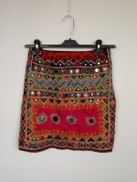 Falda Corta Cuero - 1